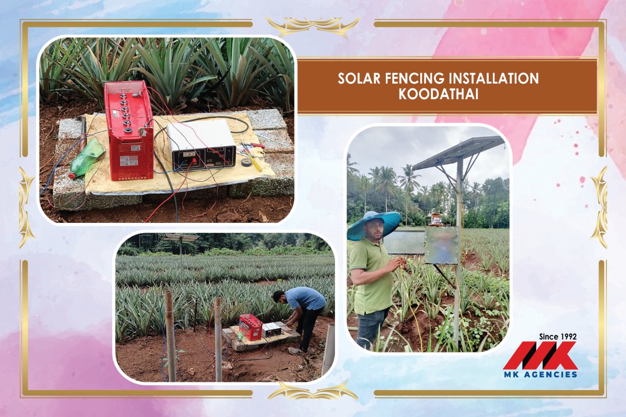 solar fencing installtion